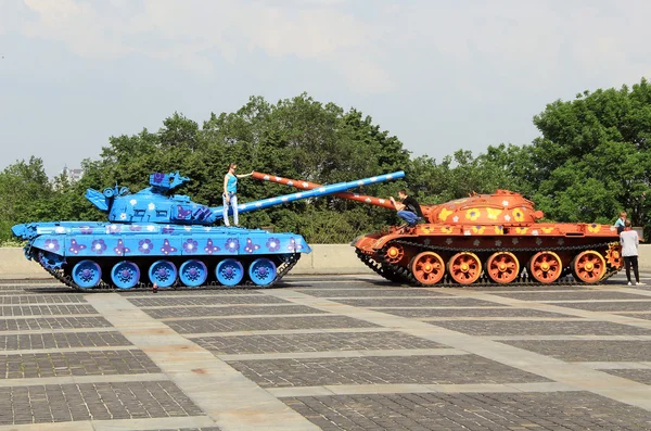 Hippie tanks — Stockfoto