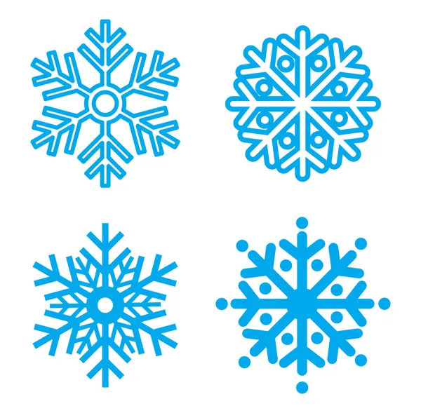 Symbool sneeuwvlokken. vector — Stockvector