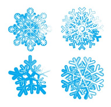 Ice Snowflakes clipart