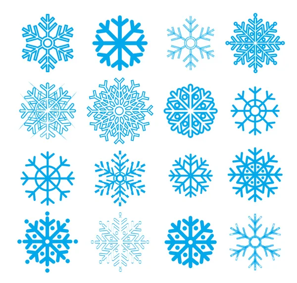 stock vector Snowflakes collection
