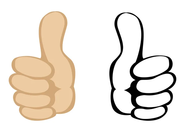 Thumbs up — Stock Vector