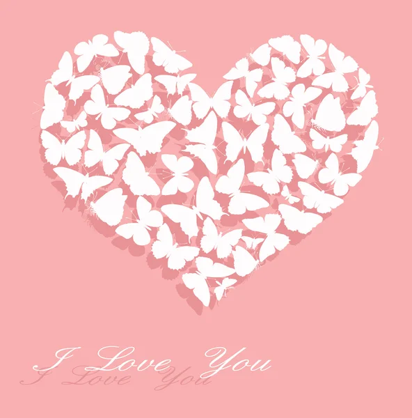 Ich liebe dich. Valentin — Stockvektor