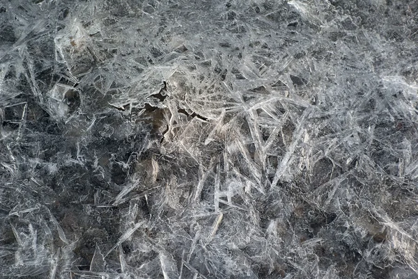 stock image Thin ice crust