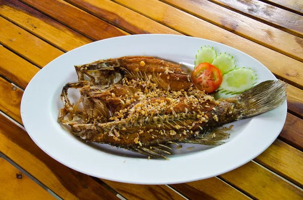 stock image Fried red snapper