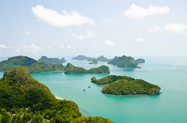 Insel und Meer im Golf von Thailand. — Stockfoto