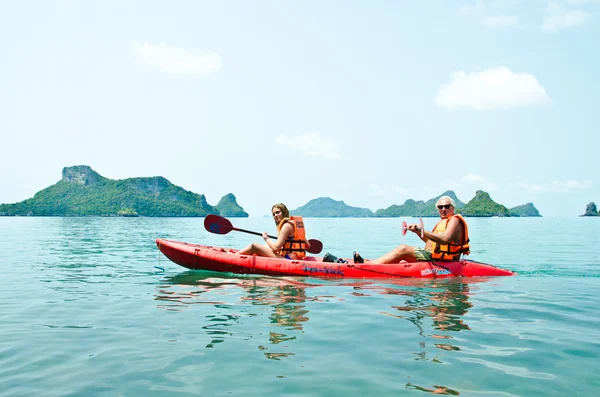 Seyahat Tayland Körfezi kanosu