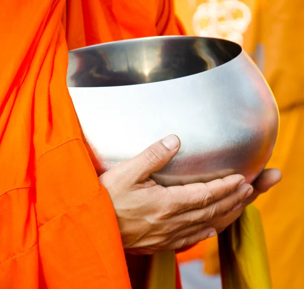 Monk s alms bowl — Stock Photo, Image