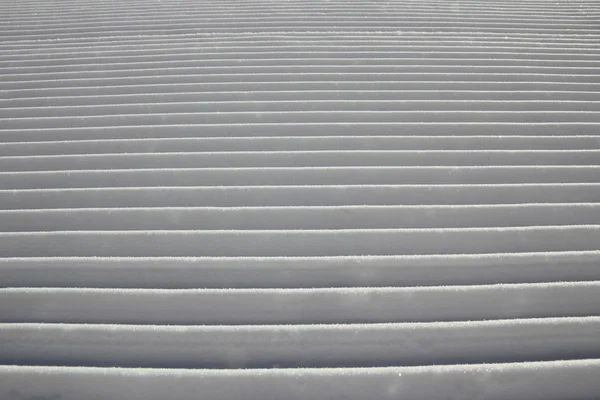 Groomed ski track — Stock Photo, Image