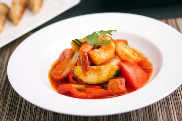 Thai Sweet and Sour Shrimp — Stock Photo, Image