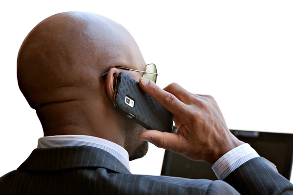 Moderne mobiele zakenman — Stockfoto
