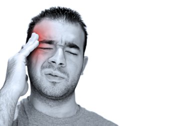 Man with Headache Pain clipart