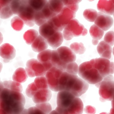 Red 3D Cells clipart