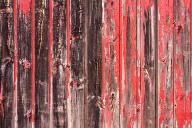 Red Painted Wood Paneling clipart