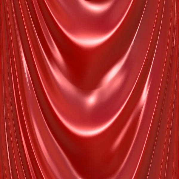 Tessitura tenda drappeggio di seta rossa — Foto Stock