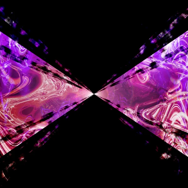 紫色等离子体涡 — 图库照片