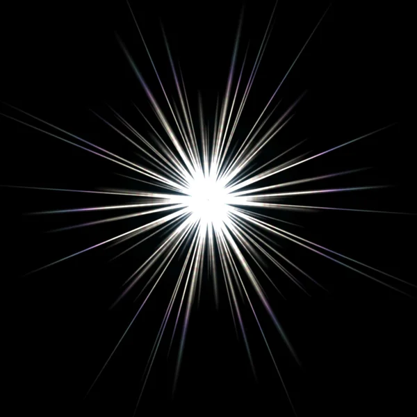 Explosão da estrela da chama solar — Fotografia de Stock
