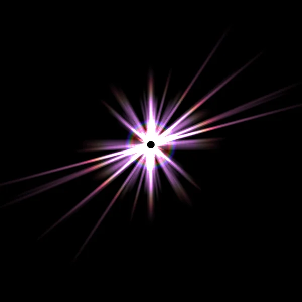 太陽フレア スター バースト — ストック写真