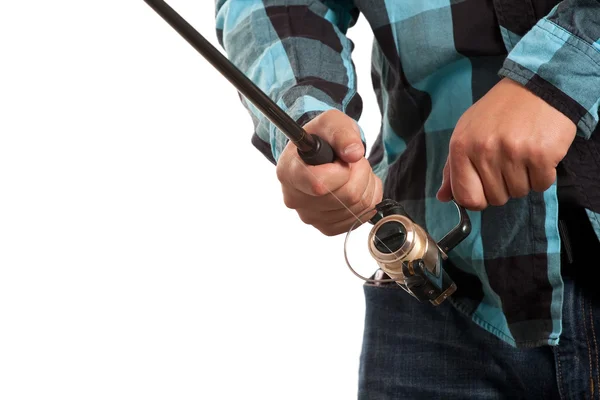 Fishing Rod and Reel — Stock Photo, Image