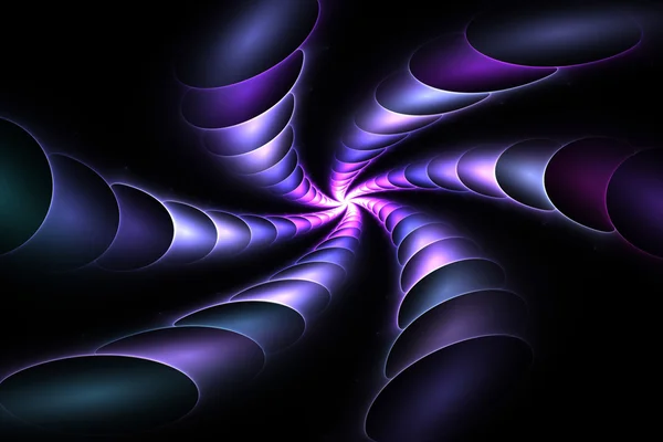 抽象紫色涡 — 图库照片