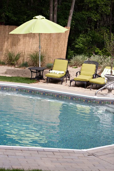 stock image In Ground Swimming Pool