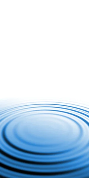 Ondulações de água azul — Fotografia de Stock