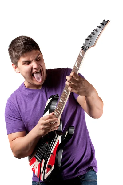 Elektrisk gitarrist — Stockfoto