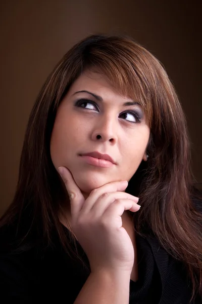 Beautiful Contemplative Woman — Stock Photo, Image