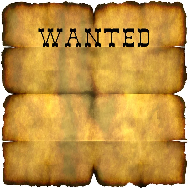stock image Wanted Poster