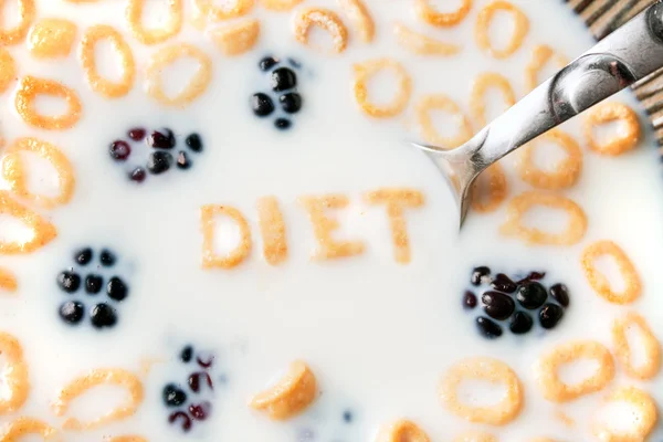 Parola di dieta di cereali — Foto Stock