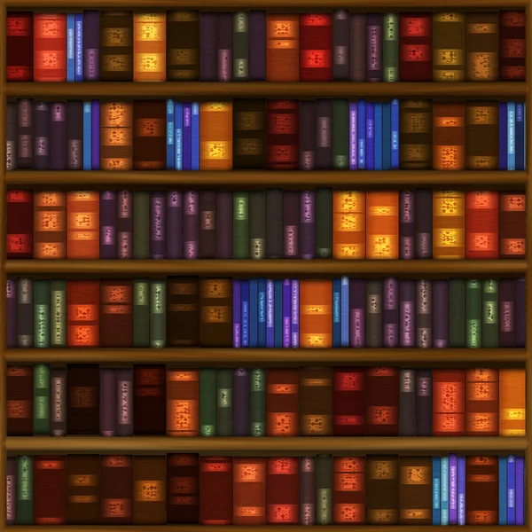 Bücherregalmuster — Stockfoto