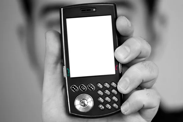 Tela de telefone celular em branco — Fotografia de Stock