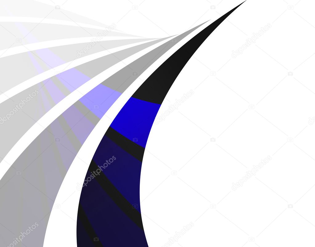 Abstract Swoosh Layout