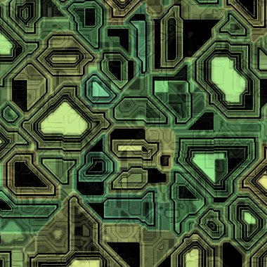 Techno circuitry clipart