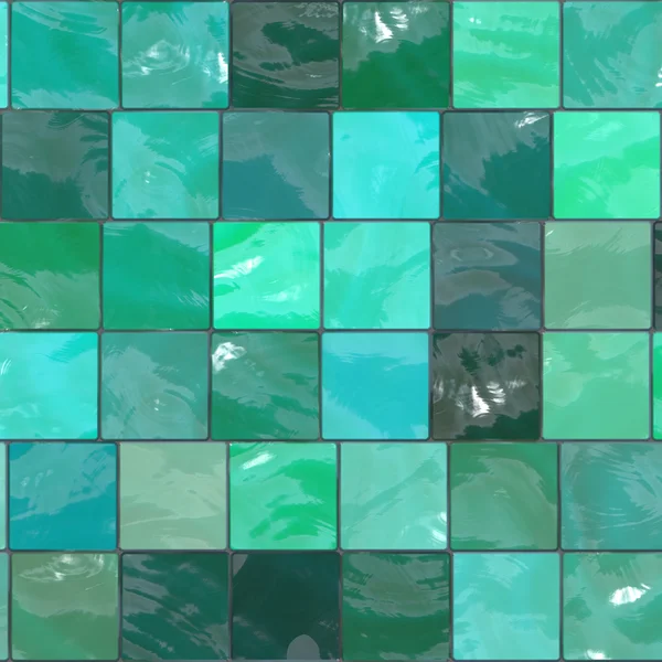 Blauw-groene tegels — Stockfoto