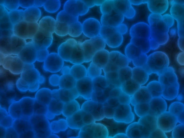 Células azuis 3d — Fotografia de Stock