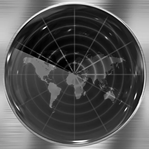 Svět radar — Stock fotografie