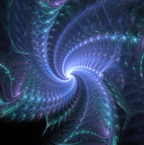 Blå spiral — Stockfoto