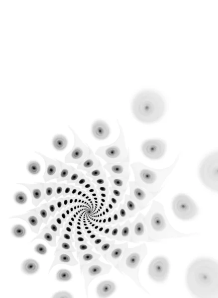 Fractal vortex lay-out — Stockfoto