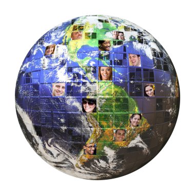 Global Network of clipart