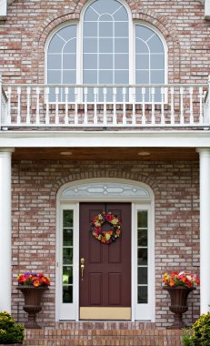 Luxury Home Entrance clipart