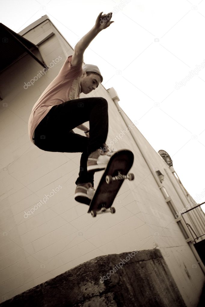 Skateboarding Jump