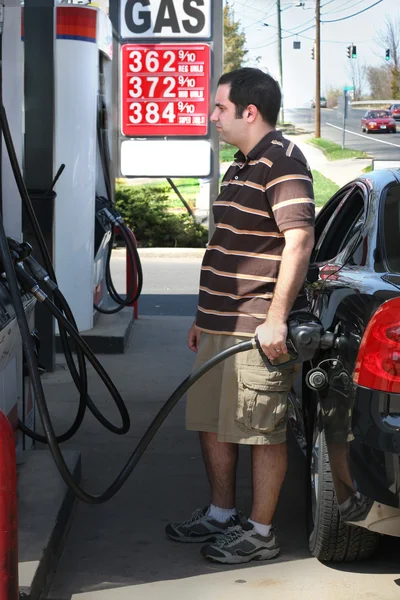 Високих цін на газ — стокове фото