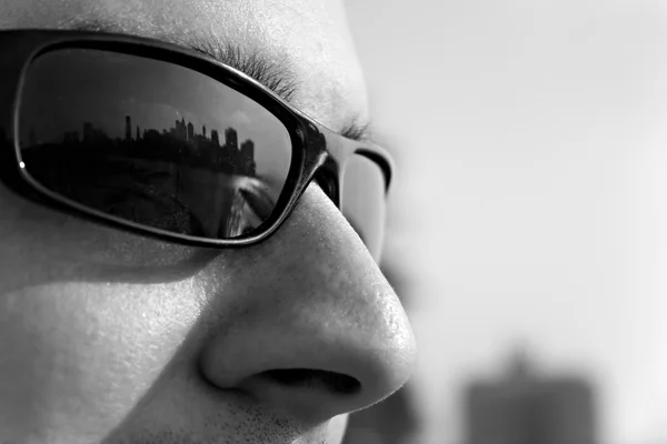 Нью-Йорк сонцезахисні окуляри — стокове фото