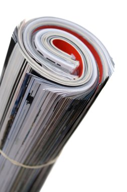 Rolled Up Magazines clipart