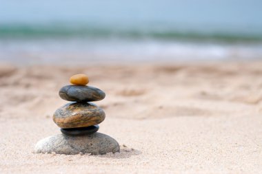 Balanced Zen Rocks clipart