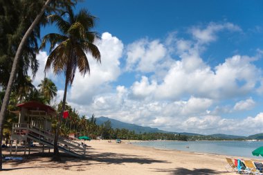 Luquillo Beach Puerto Rico clipart