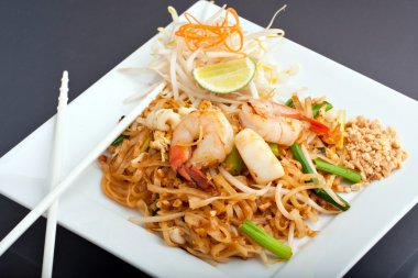 Seafood Pad Thai Fried Rice Noodles