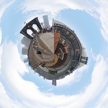 NYC Planet Panorama clipart