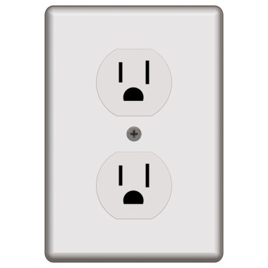 Standard Electrical Outlet clipart