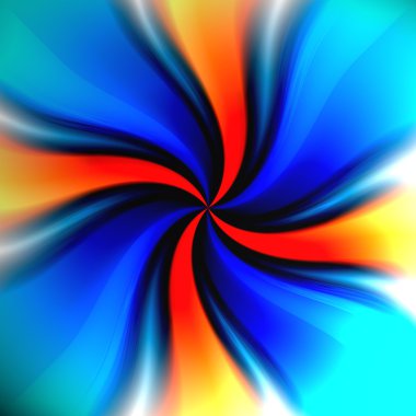 Colorful Twirl Vortex clipart